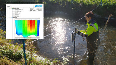 Precise ISO 748:2021 flow measurement of surface water bodies made easy