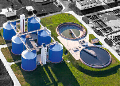 Preventing dangers in the water and sewage treatment industry