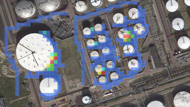 Efficient, large-scale on-site methane sniffing made possible with miniaturised sensors and equipment