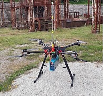 Scientists from Italy made the first real-time continuous measurement of gaseous elemental mercury (GEM) with a RA-915M mounted on a heavy-lift octocopter