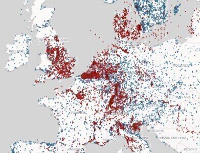 Take a Look at This Map of PFAS Pollution Across the UK and Europe
