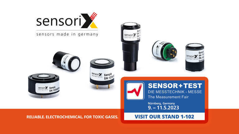 Sensorix to showcase state-of-the-art toxic gas sensors at Sensor + Test 2023