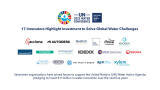 Innovators unite to tackle global water challenges with $11 Billion investment