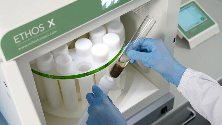 Overcome memory effect in dioxin extraction with microwave extraction