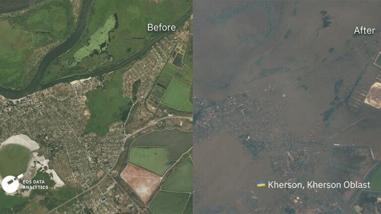 Kherson (Image credit: EOS Data Analytics. Data source: GEOSAT)