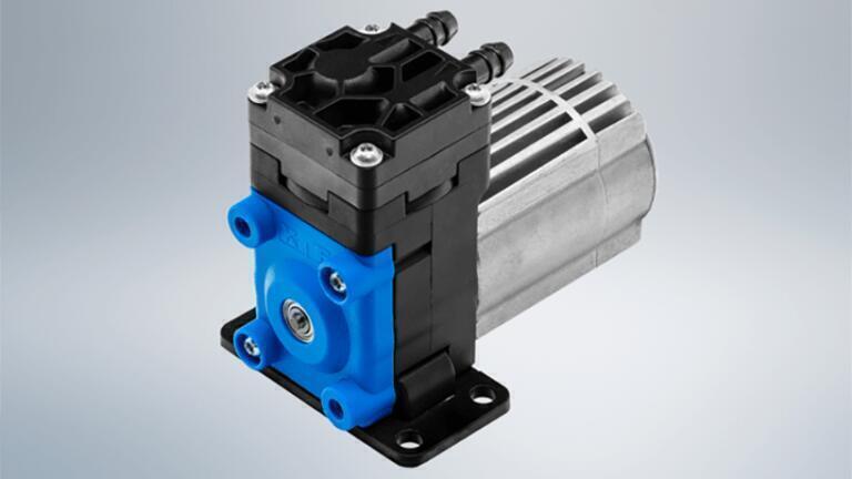 New, compact, low noise, high performance, diaphragm gas pump