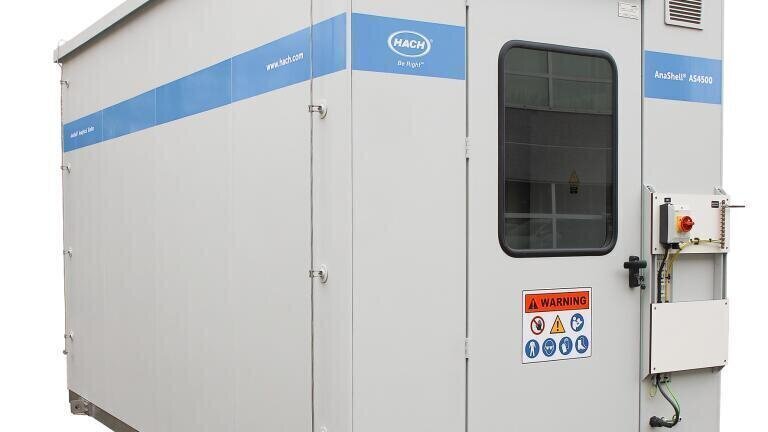 Hach AnaShell walk-in analyser shelter: turnkey monitoring/control solution