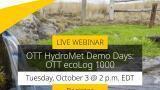 OTT HydroMet Demo Days: OTT ecoLog 1000