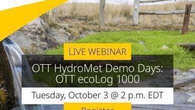 OTT HydroMet Demo Days: OTT ecoLog 1000