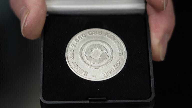 Recycled silver from Hach COD cuvette tests