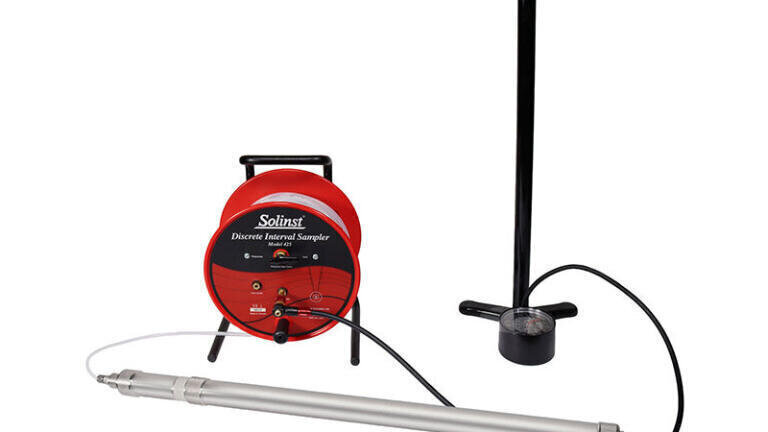 Deep groundwater discrete interval sampler reaches depths of 1200 meters