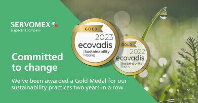 Servomex achieves gold rating for business sustainability