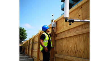 Environmental noise, dust and vibration monitoring solutions ensure environmental during the expansion of London’s Aberfeldy Village Project