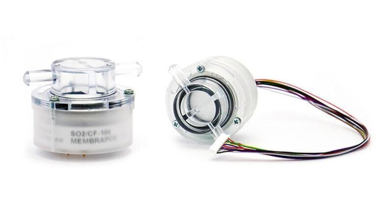 Newly transparent caps for compact (7-series) sensors enhance control in gas-sensing applications