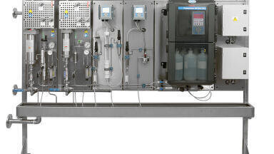 Monitoring silica in the water/steam cycle