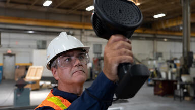 Acoustic imaging camera transforms leak detection