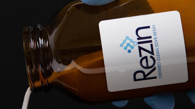 Exceedingly clean resin for SVOC analysis