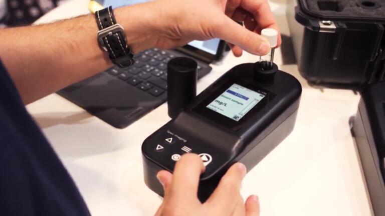 New handheld IC-VIS colorimeter for water quality measurement