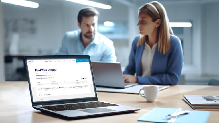 Web shop launch for sample pumps in the UK