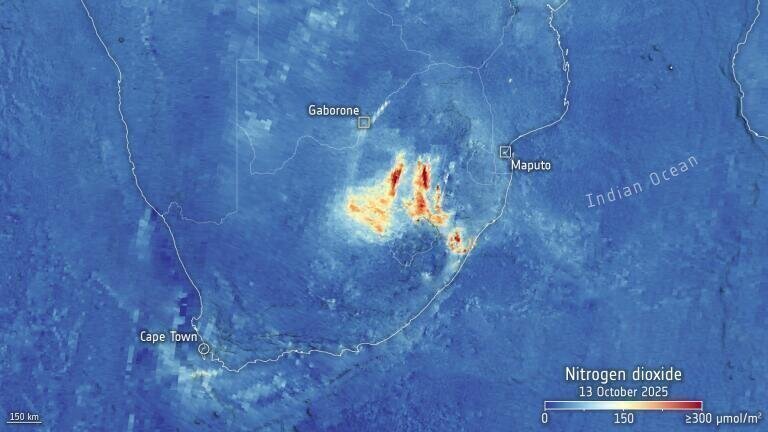 What this EU satellite reveals about ozone, NOx and formaldehyde