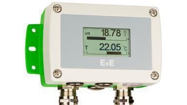 Highly accurate air and gas velocity sensor for industrial applications