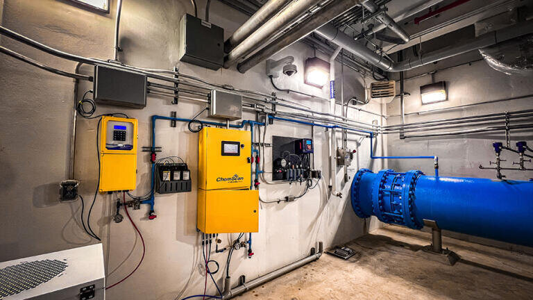 Water plant monitoring using In-Situ ChemScan mini analyser