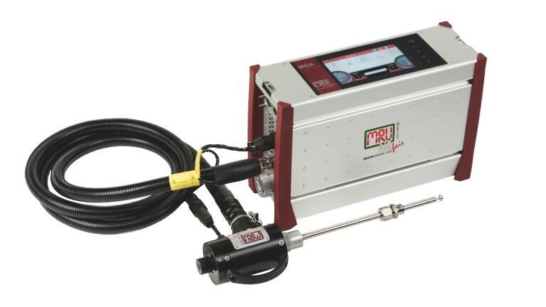 Precise measurement of hydrogen content in flue gases