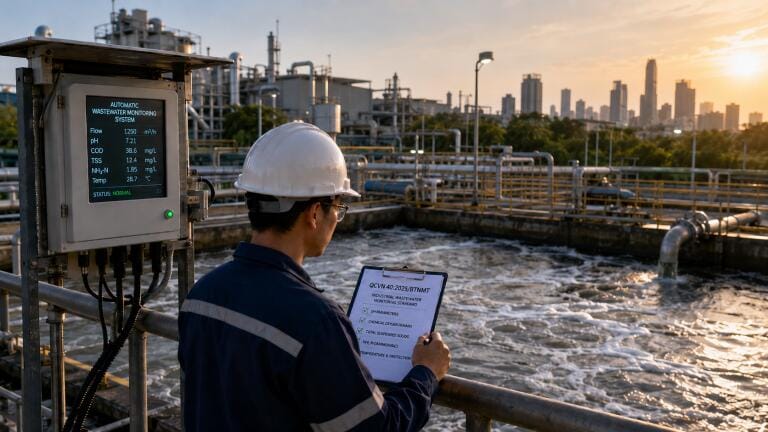 What Vietnam’s new industrial wastewater standard QCVN 40:2025 means for monitoring professionals