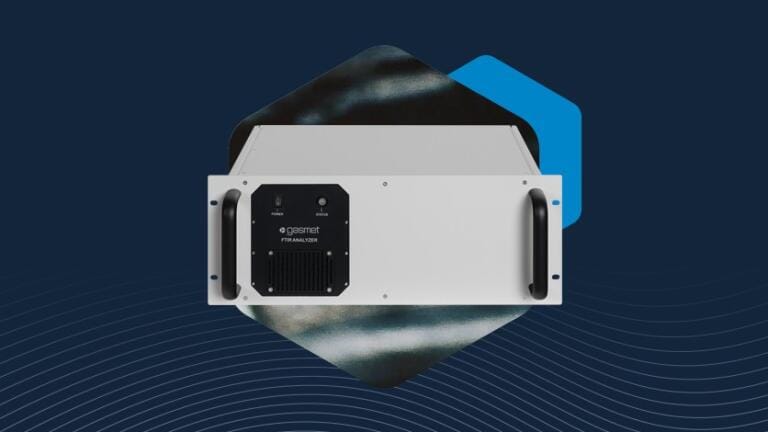Rack-mountable FTIR gas analyser for integrated multi-gas analysis in fixed measurement systems