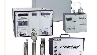 Ambient air monitoring – dynamically blending per cent-level gases for calibration