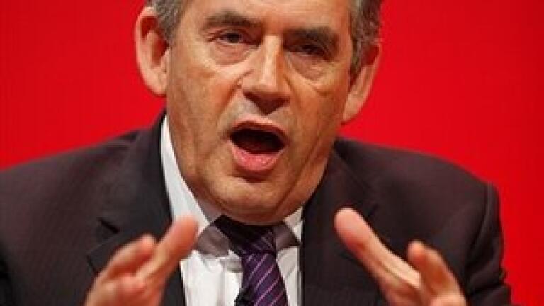 Gordon Brown calls for progress on environmental legislation