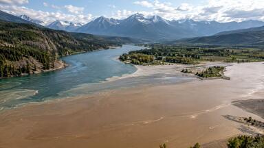 Virtual satellite constellation separates climate and dam effects on Yangtze River turbidity