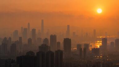 Atmospheric circulation drives compound heat and air pollution extremes over India