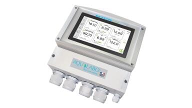 Multi-channel field transmitter connects up to four digital water quality sensors