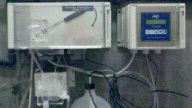 Fluoride monitor with three point calibration