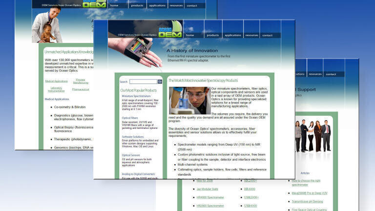 Ocean Optics Launches Dedicated OEM Website