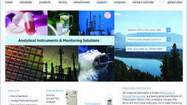 GE Analytical Instruments Launches New Web Site